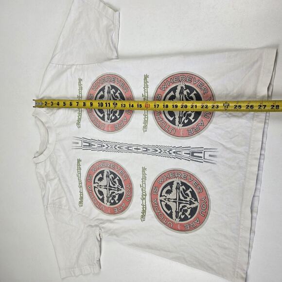 Travis Scott Utopia Shirt Mens Large Hard Rock Stadium Graphic Tee 2023 Tour - Picture 4 of 9